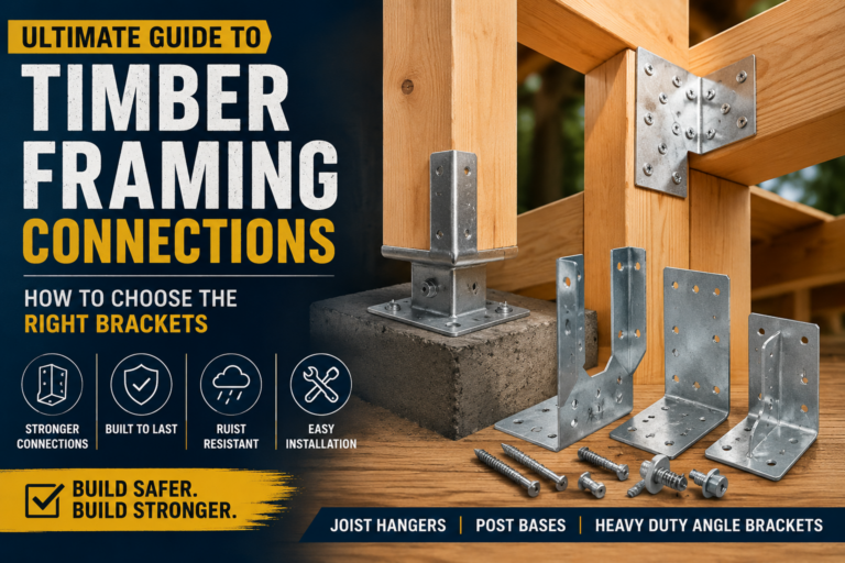 Timber Framing Connections Guide | Heavy Duty Angle Brackets & Joist Hangers