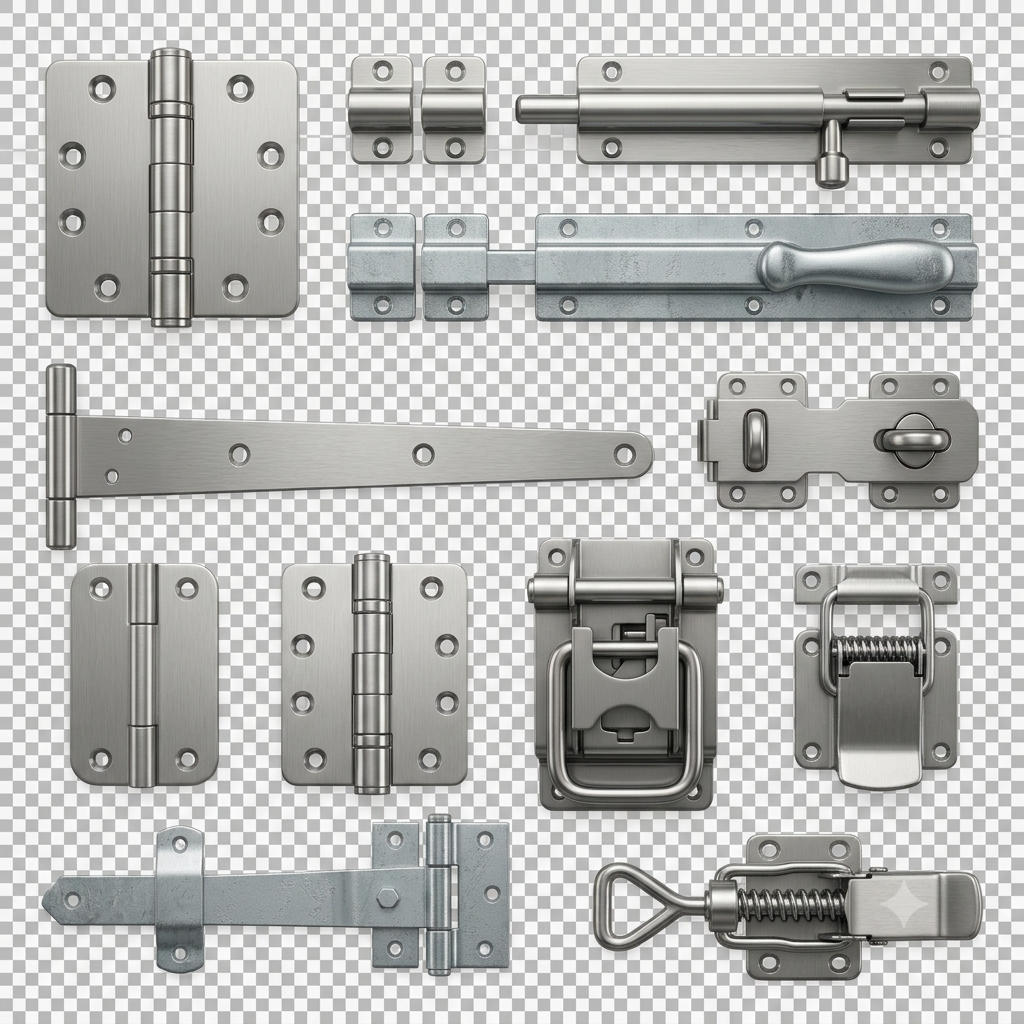 Hinges And Latches