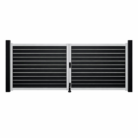 horizental slat gate aluminum